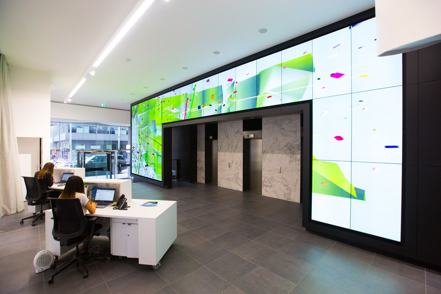 Reception Video Wall AVM Solutions